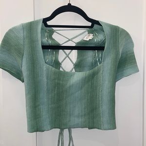 LELIS Size XS Green ombre top